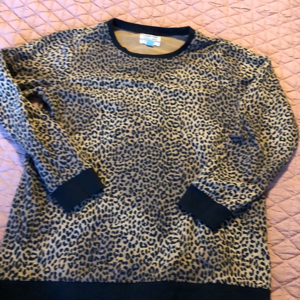 Lands end Cheetah sweater